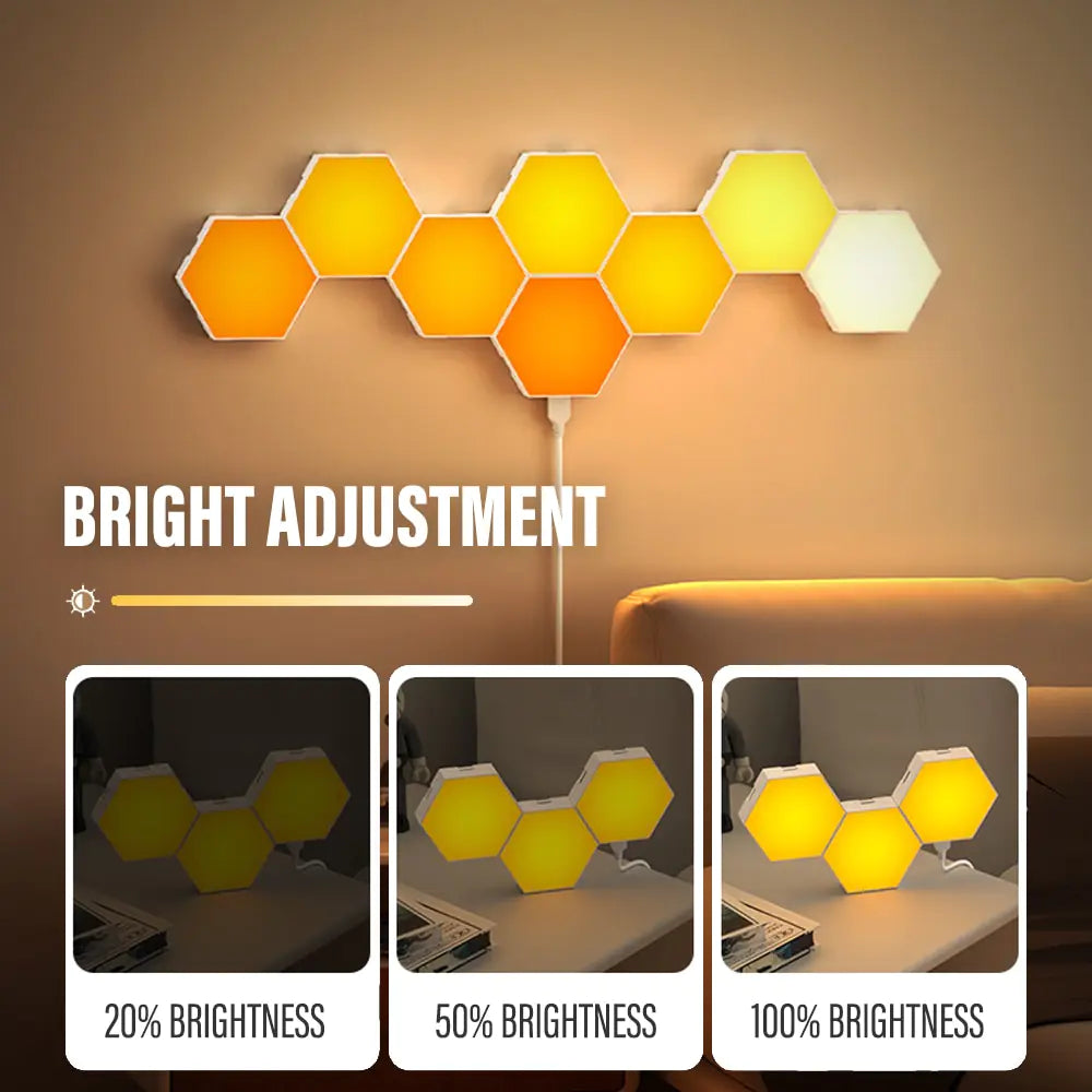 Bluetooth LED Hexagon Lights