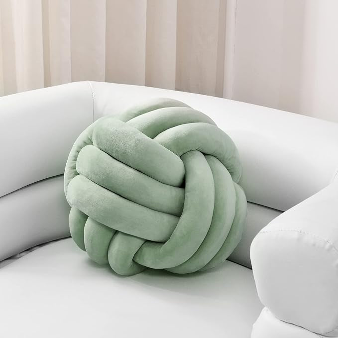 Knotted Ball Throw Pillow