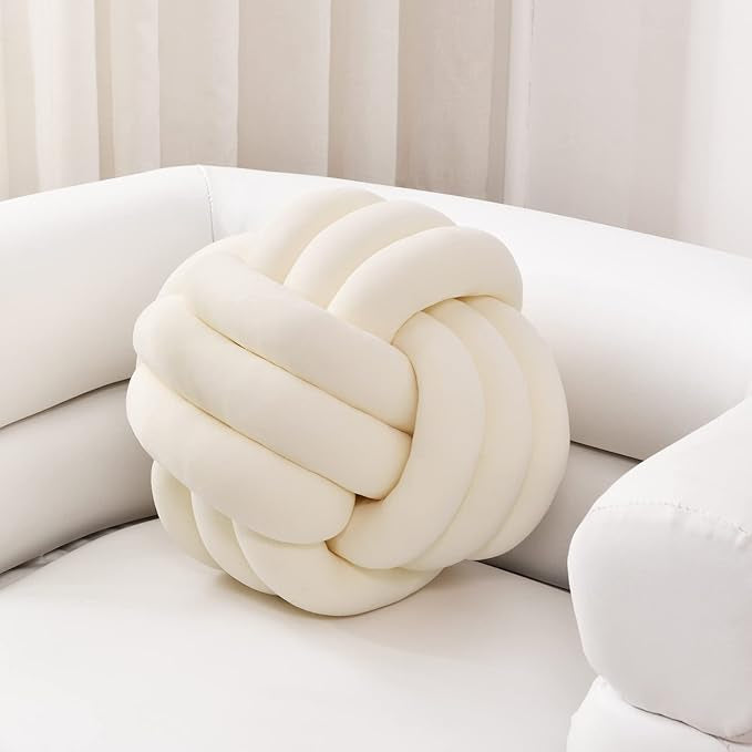 Knotted Ball Throw Pillow