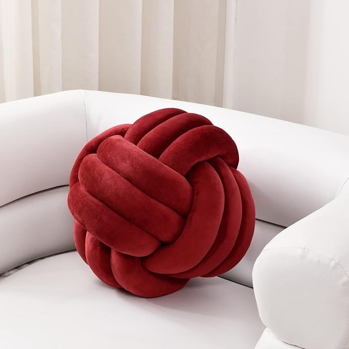 Knotted Ball Throw Pillow