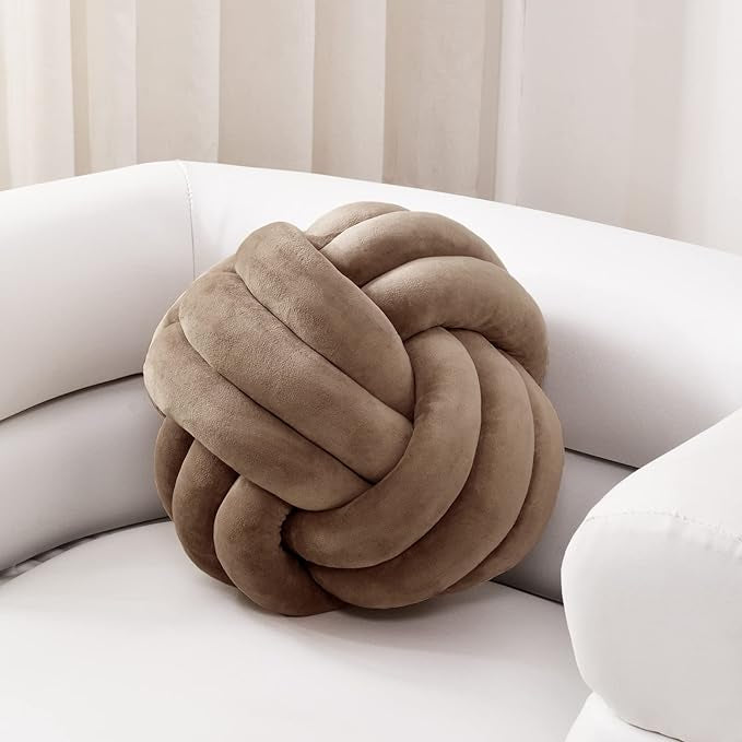 Knotted Ball Throw Pillow