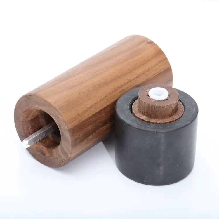 Wooden Marble Spice Grinder Mills