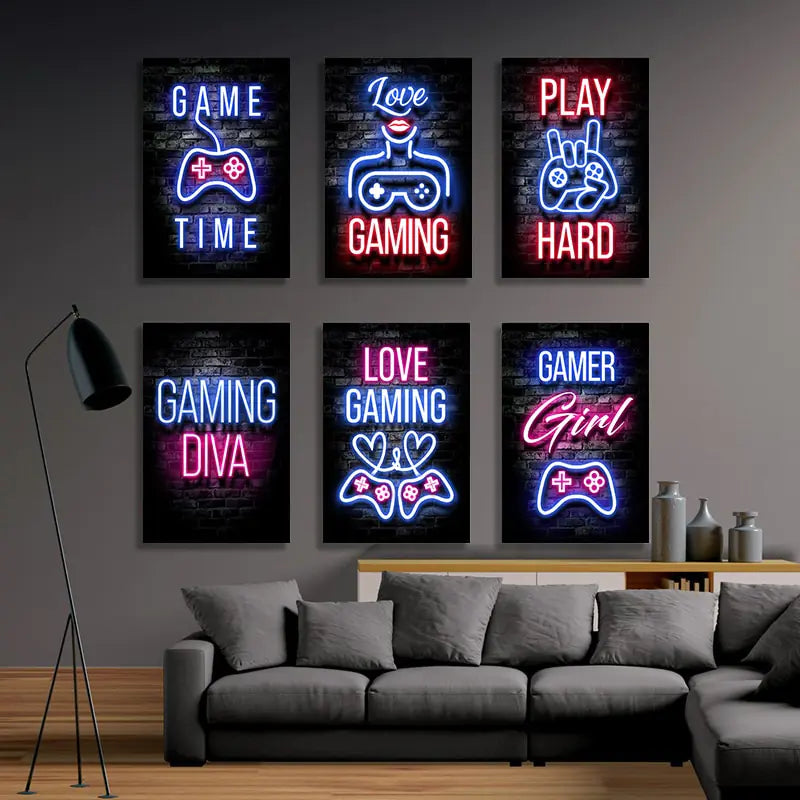 Gamer Quotes Art Poster